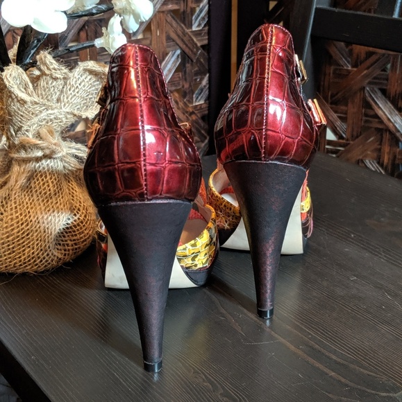 ALDO Leather Animal Print Exotic - Picture 7 of 8